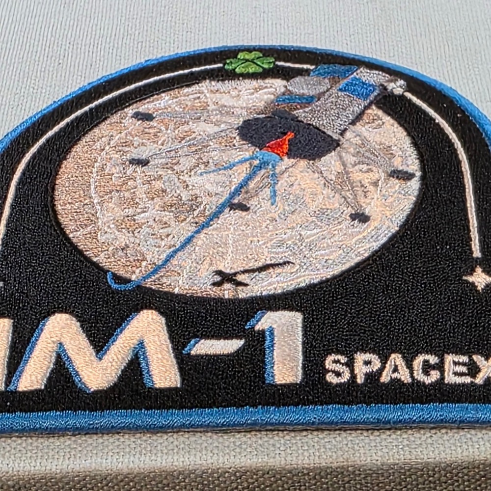 Intuitive Machines IM-1 Odysseus SpaceX Lunar Landing Mission Embroidered Patch